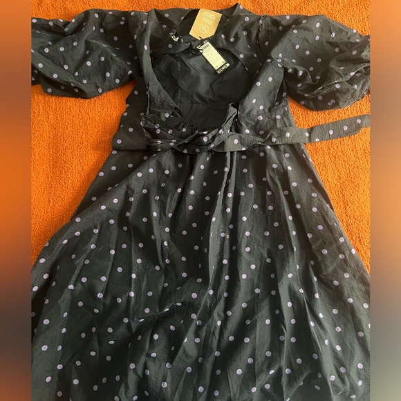 Vero Moda Navy/ purple dress - Picture 2 of 7